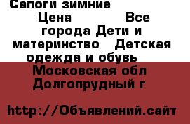 Сапоги зимние Skandia Tex › Цена ­ 1 200 - Все города Дети и материнство » Детская одежда и обувь   . Московская обл.,Долгопрудный г.